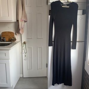 Zara knit maxi dress
